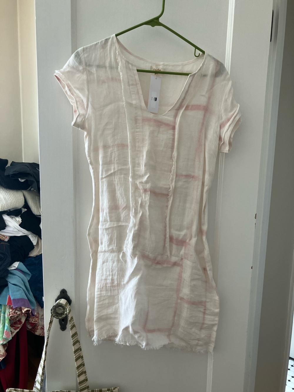 NUDE linen dress NWT